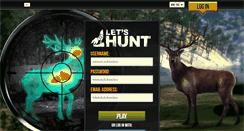 Desktop Screenshot of lets-hunt.com