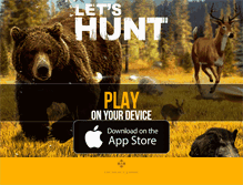 Tablet Screenshot of lets-hunt.com